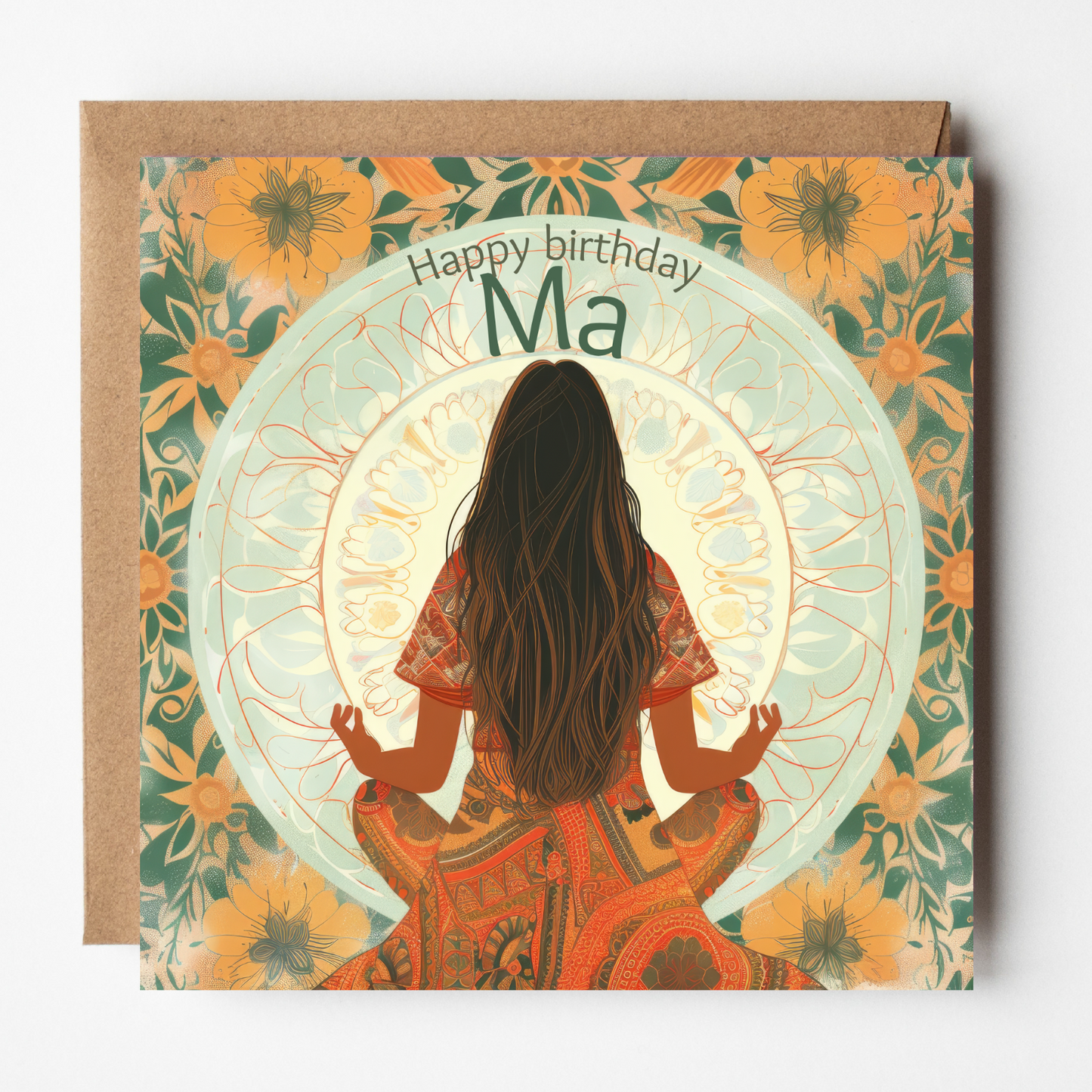 Ma Birthday Card - Mandalas and Meditation