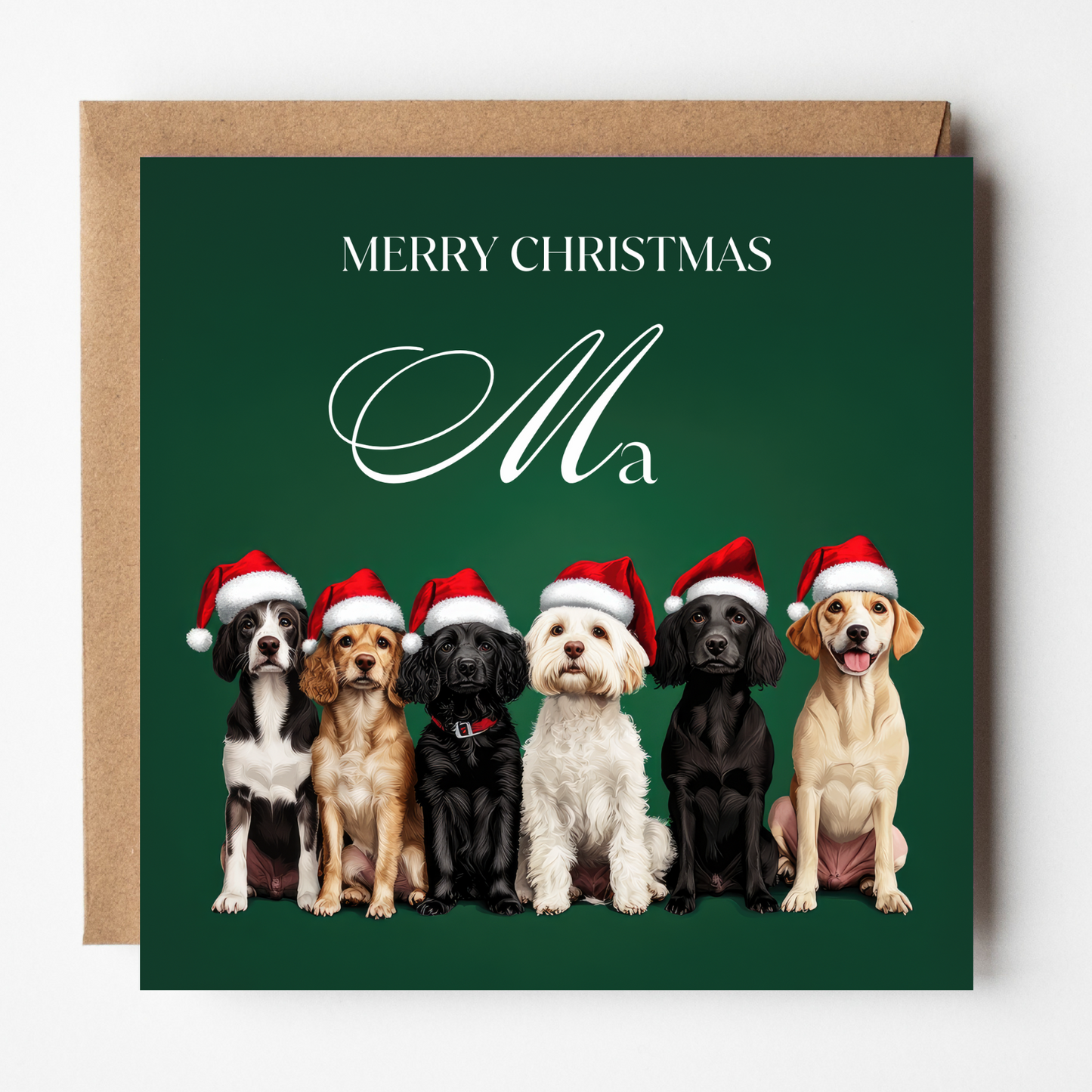 Ma Christmas Card - Santa Paws