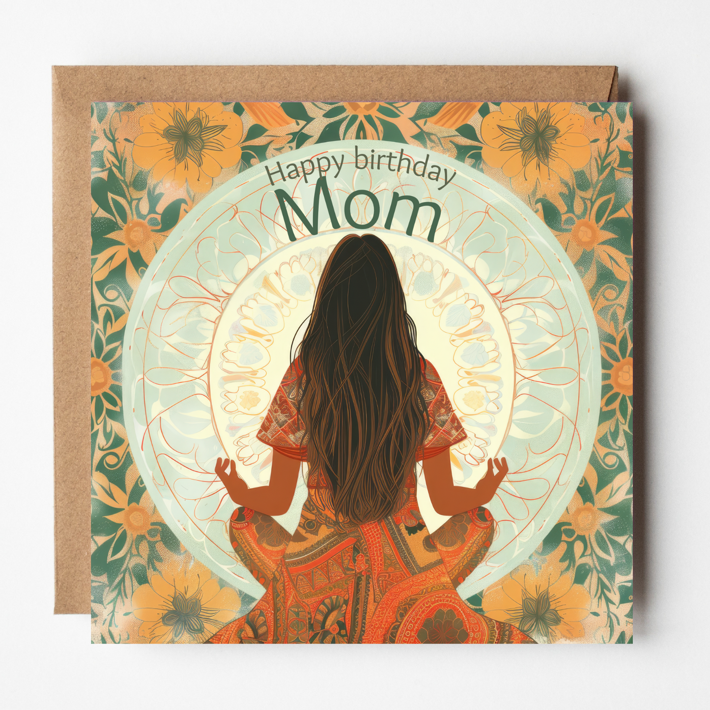 Mom Birthday Card - Mandalas and Meditation
