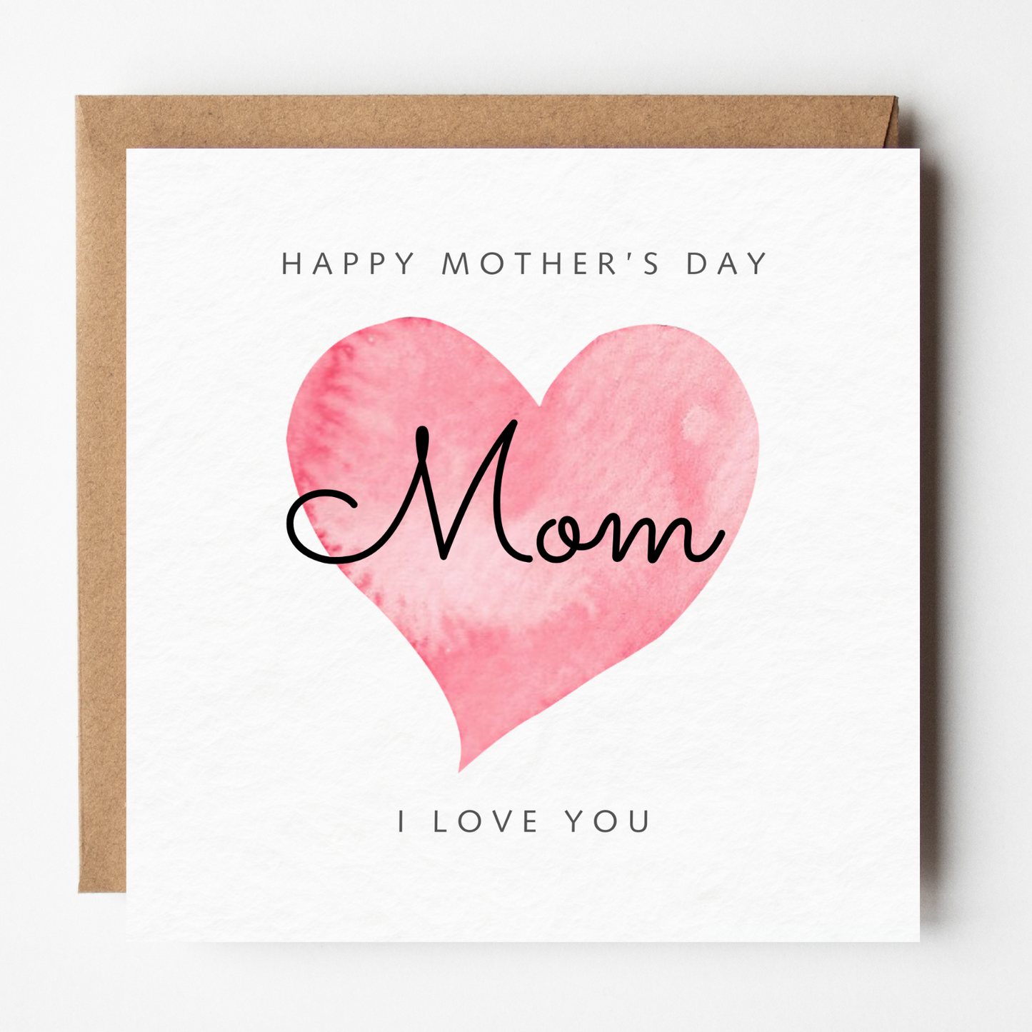 Mom Mother's Day Card - Love Heart