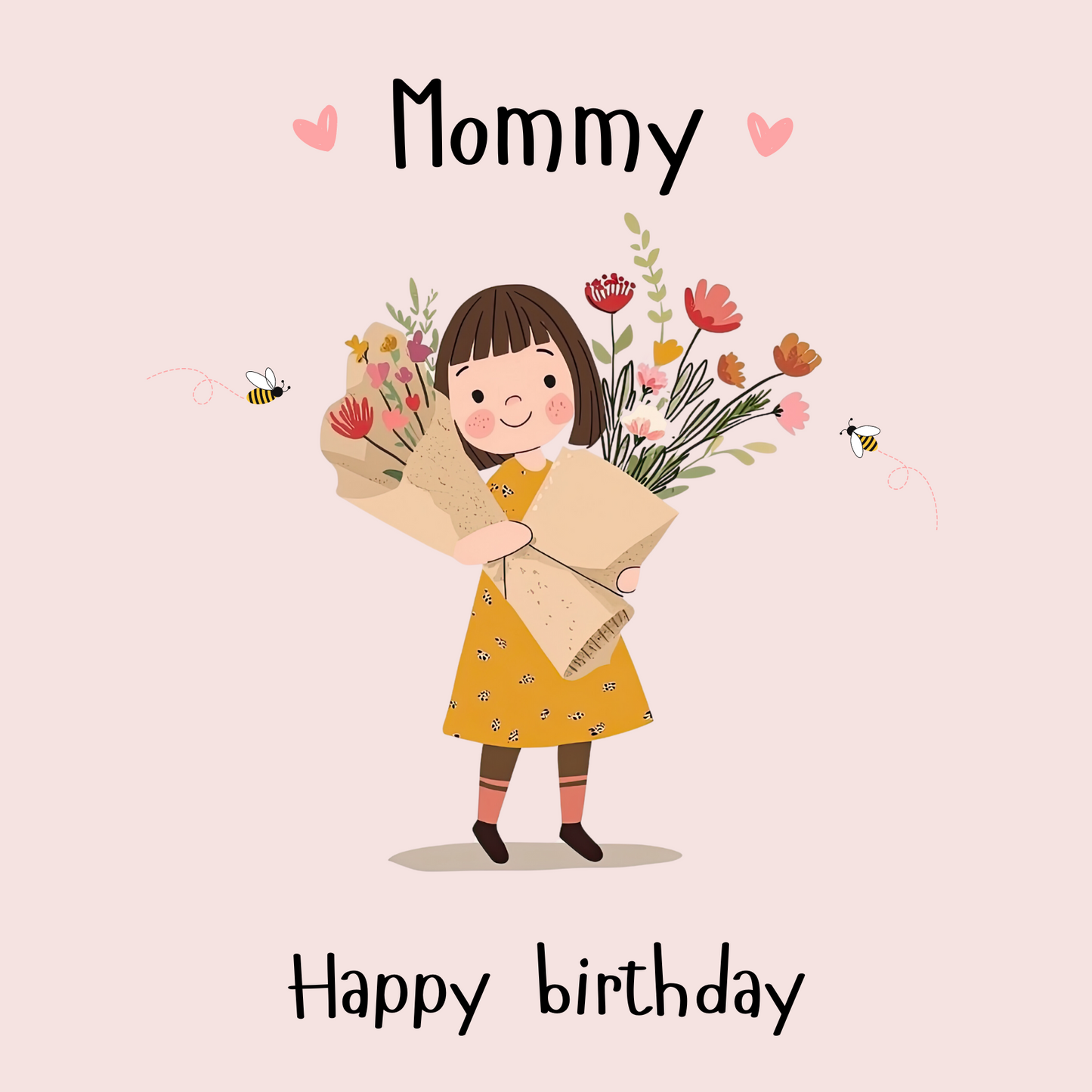 Mommy Birthday Card - Flowers From Missy