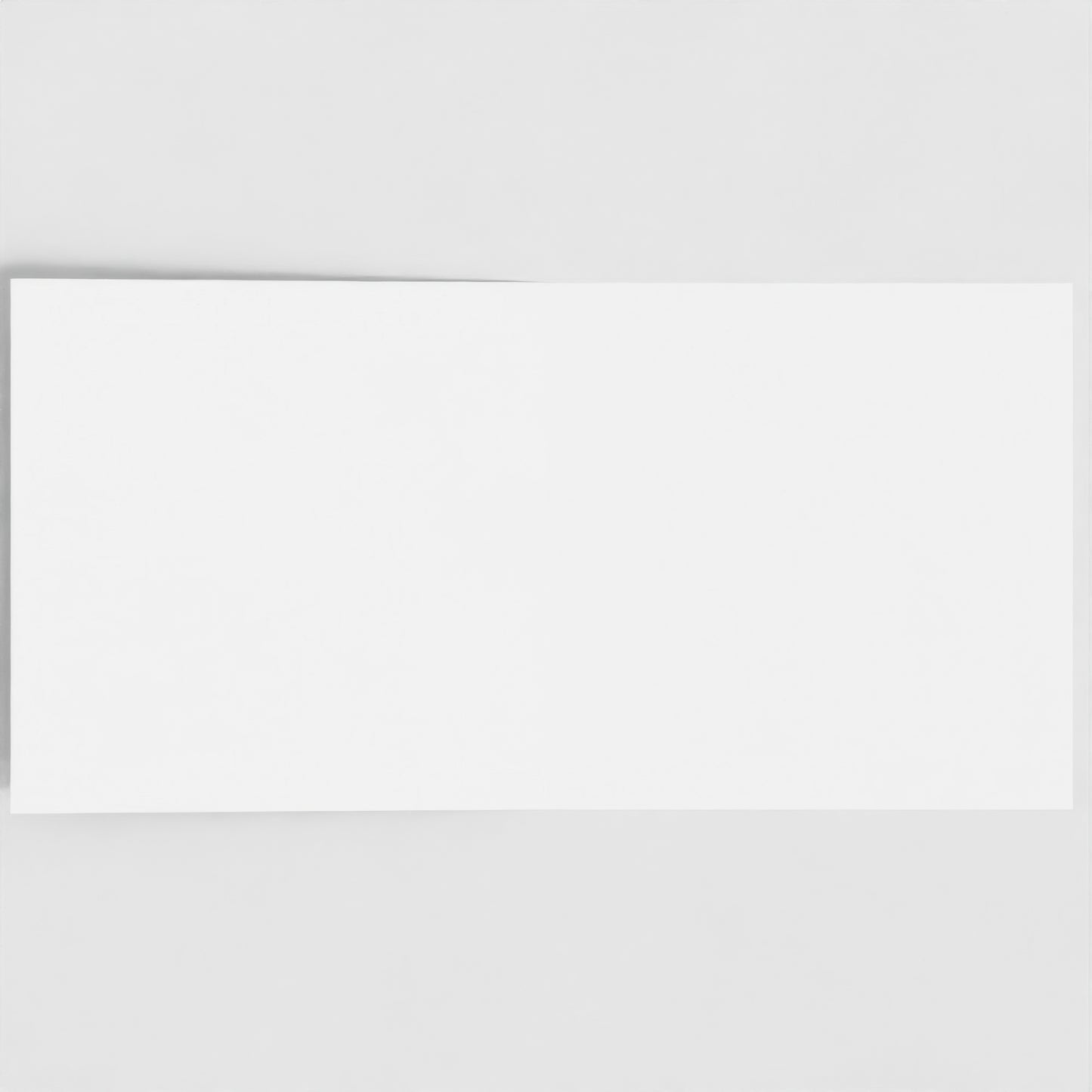 Inside of the card, which is plain white and blank for your own message.