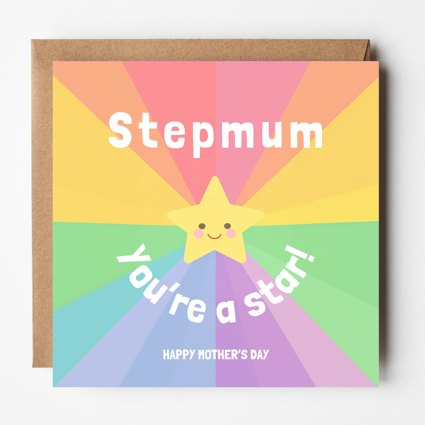 Stepmum Mother's Day Card - My Star
