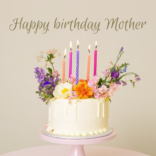 Birthday Cake - Card For Mother