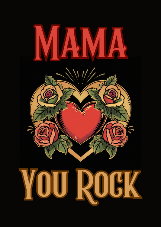 You Rock - Greeting Card For Mama