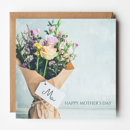Ma Mother's Day Card - Bohemian Bouquet