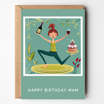 Mam Birthday Card - Multitasker