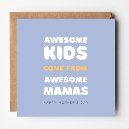 Mama Mother's Day Card - Awesome Mamas