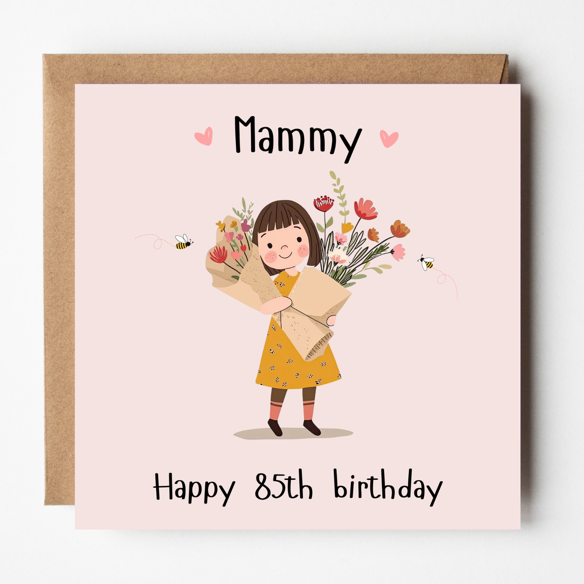 Mammy 85th Birthday Card - Flowers From Missy