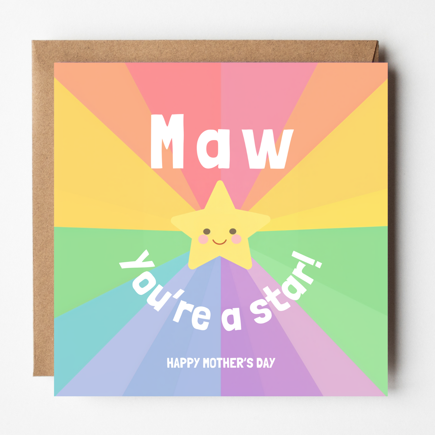 Maw Mother's Day Card - My Star