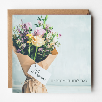 Mom Mother's Day Card - Bohemian Bouquet