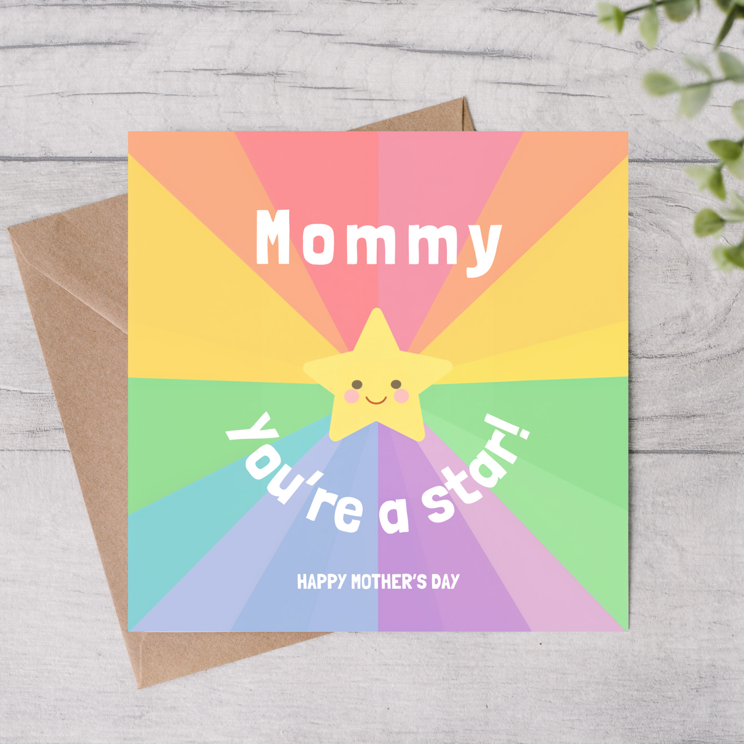 Mommy Mother's Day Card - My Star