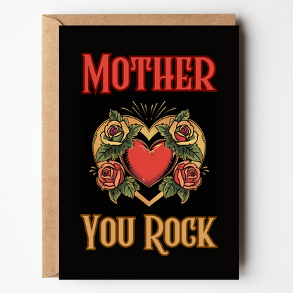 You Rock - Greeting Card For Mother