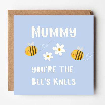 Mummy Mother's Day Card - Bees Knees