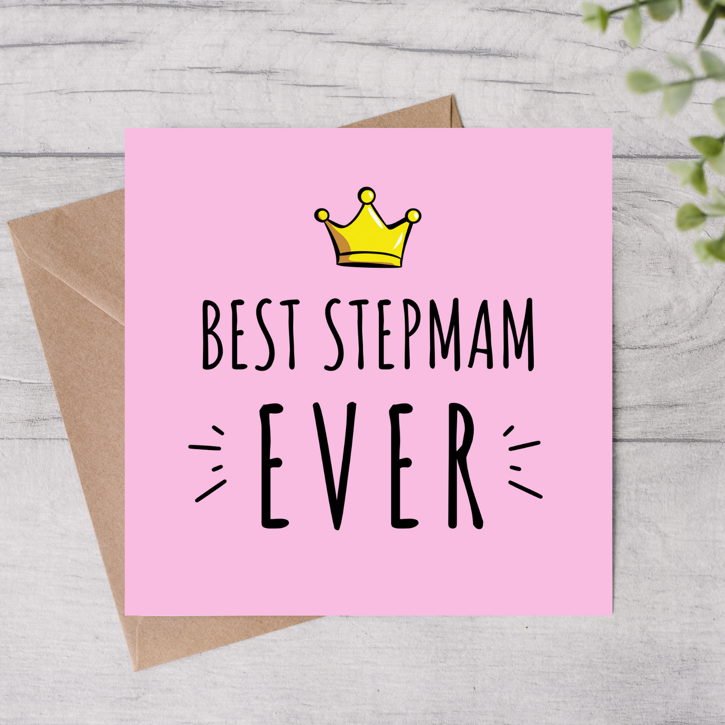 Stepmam Mother's Day Card - Best Ever