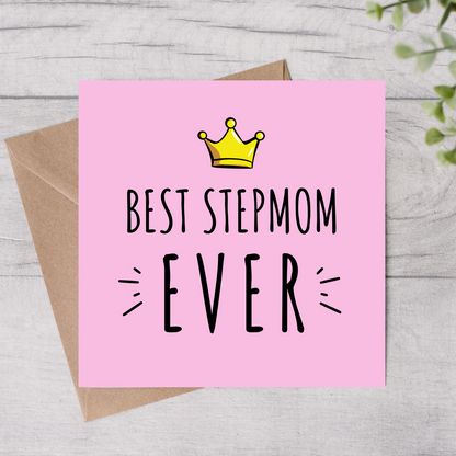 Stepmom Mother's Day Card - Best Ever